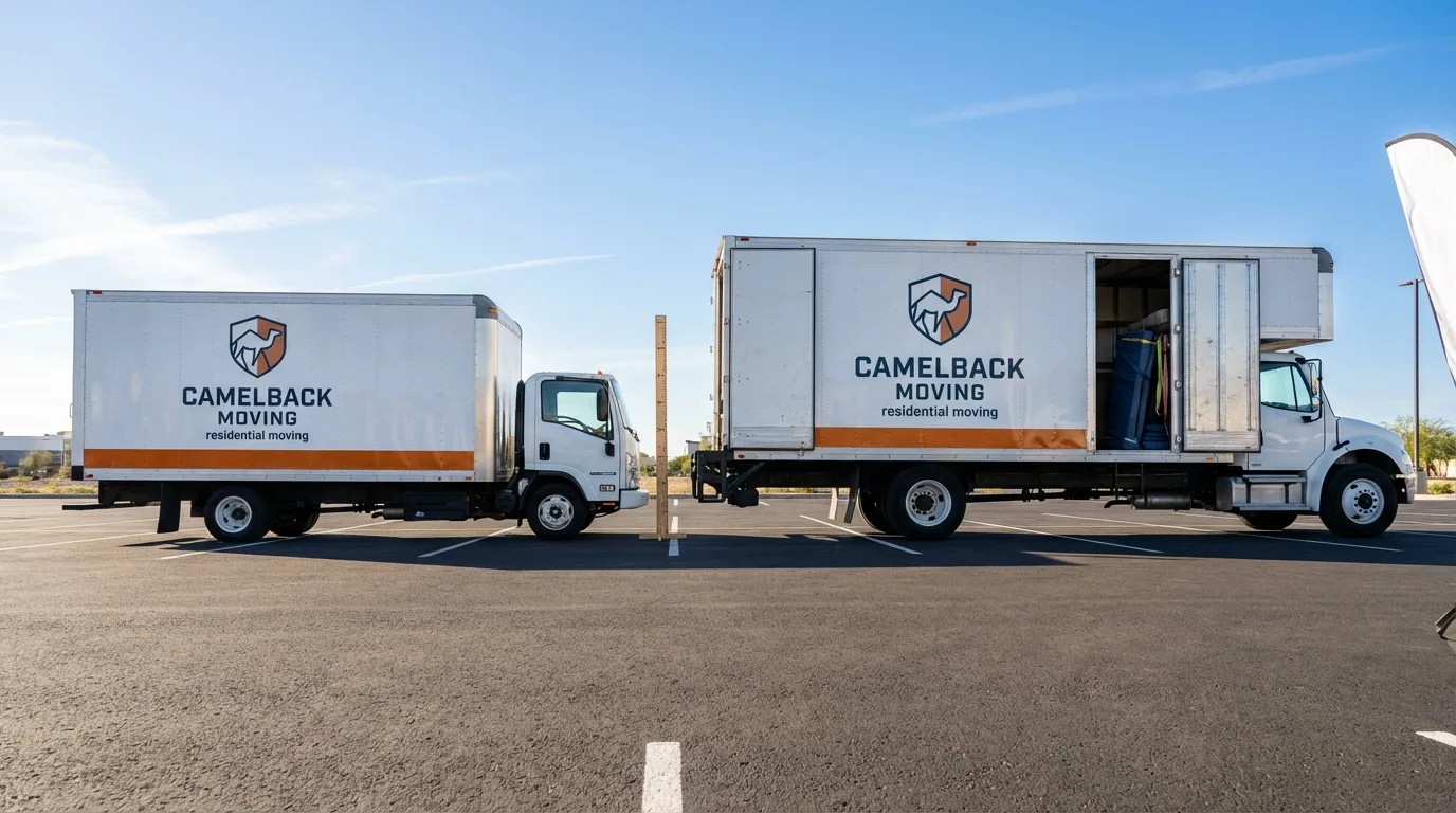 Moving truck size capacity guide in Livonia